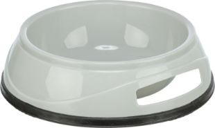 1.6_24950 TRIXIE Dubenėlis, sunkus, plast.-su guma įv. spalvų 0.3 l, 12 cm (pak.4) paveikslėlis
