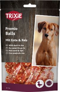 1.7_31704 TRIXIE PREMIO Rice Duck Balls, 80 g (pak.6) paveikslėlis