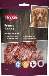 1.7_31742 TRIXIE PREMIO Rice Duck Bones, 80 g (pak.6) paveikslėlis