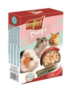 V10346 Vitapol Lašeliai graužikams - jogurtiniai 75g paveikslėlis