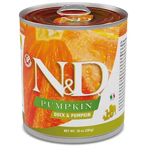 F02574 FARMINA N&D PUMPKIN - DOG Wet Duck&Pumpkin ADULT 285 g (pak.6) paveikslėlis