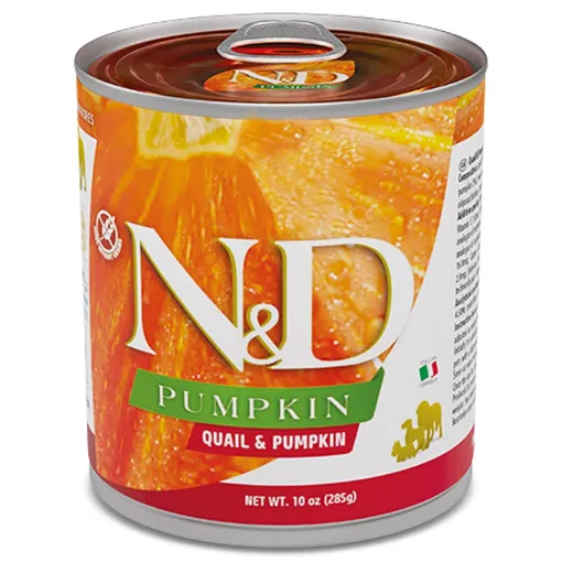 F02598 FARMINA N&D PUMPKIN - DOG Wet Quail&Pumpkin ADULT 285 g (pak.6) paveikslėlis