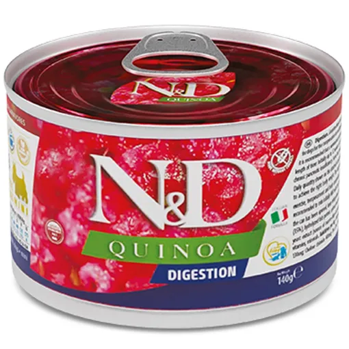 F02369 FARMINA N&D QUINOA - DOG Wet DIGESTION ADULT MINI 140 g (pak.6) paveikslėlis