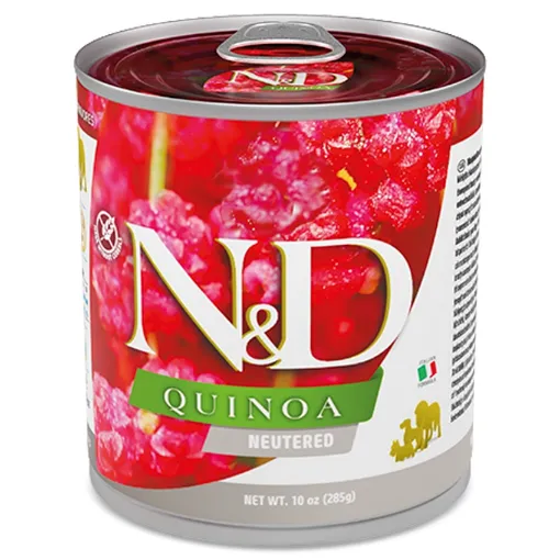F07036 FARMINA N&D QUINOA - DOG Wet Pork NEUTERED ADULT 285 g (pak.6) paveikslėlis